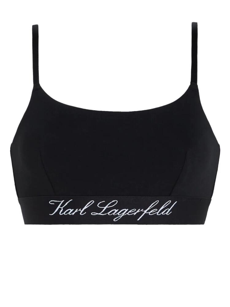 Karl Lagerfeld Hotel Karl bralette - Black Cover