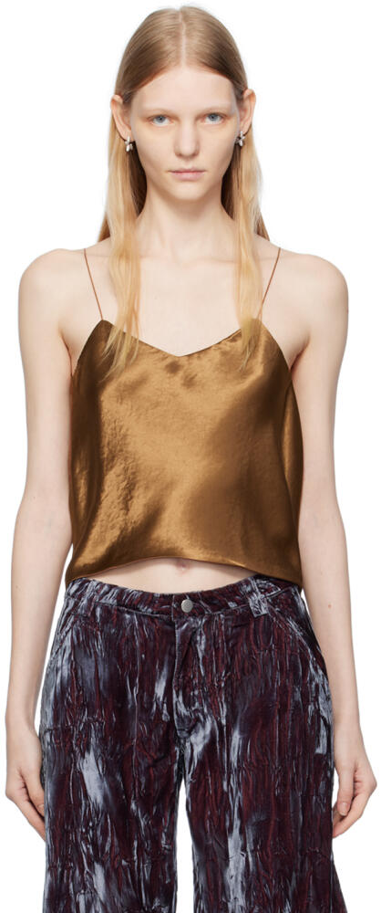 Collina Strada Brown Meow Tank Top Cover