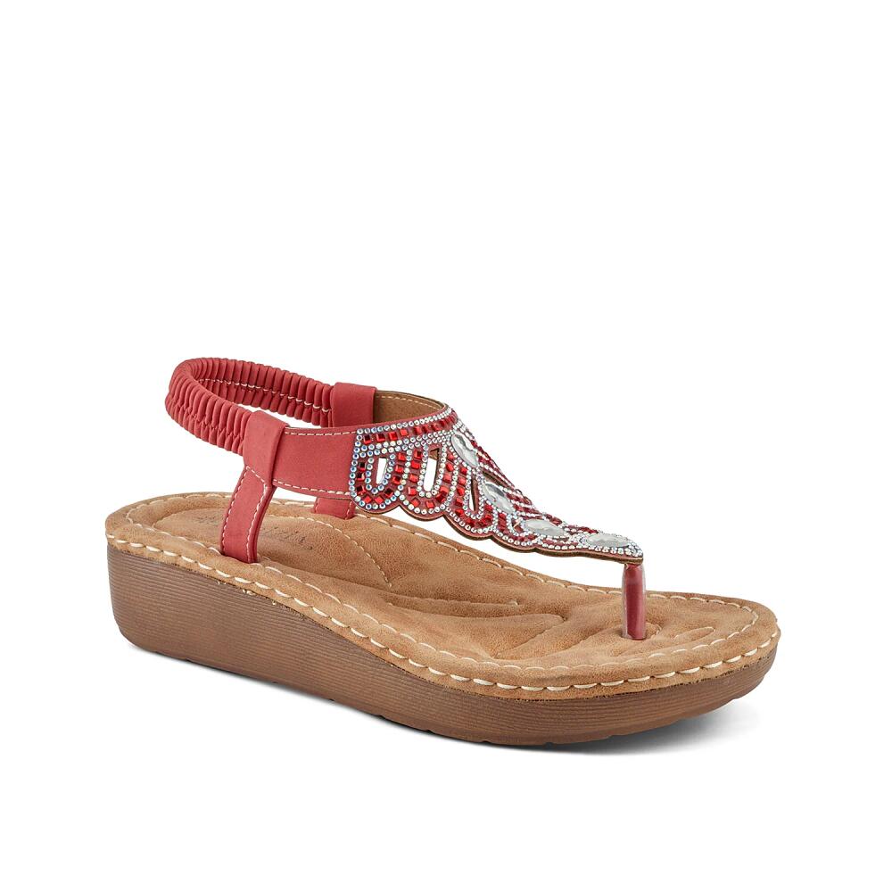 Patrizia by Spring Step Toshira Wedge Sandal | Women's | Red Cover