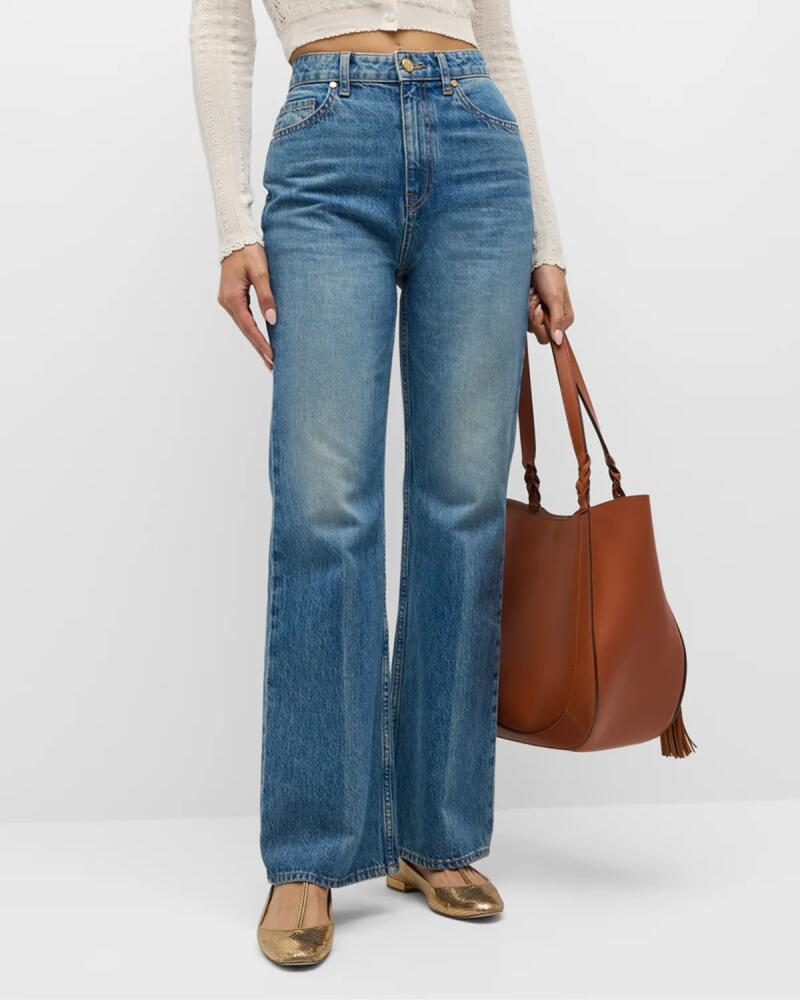 Ulla Johnson The Martine Straight-Leg Denim Jeans Cover