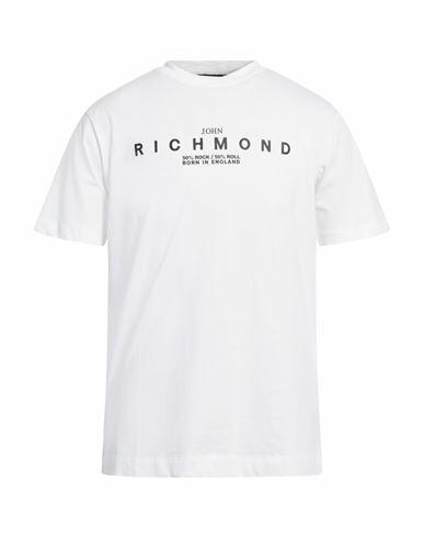 John Richmond Man T-shirt White Cotton Cover