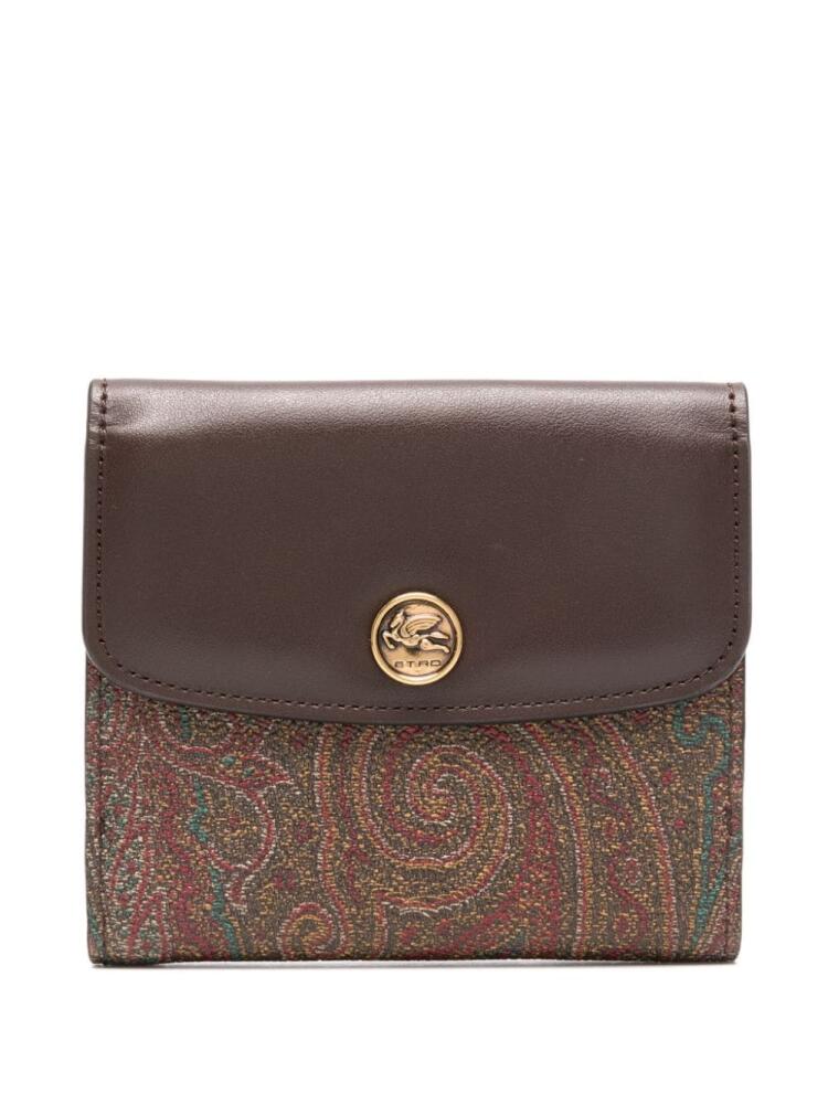 ETRO paisley-print wallet - Brown Cover