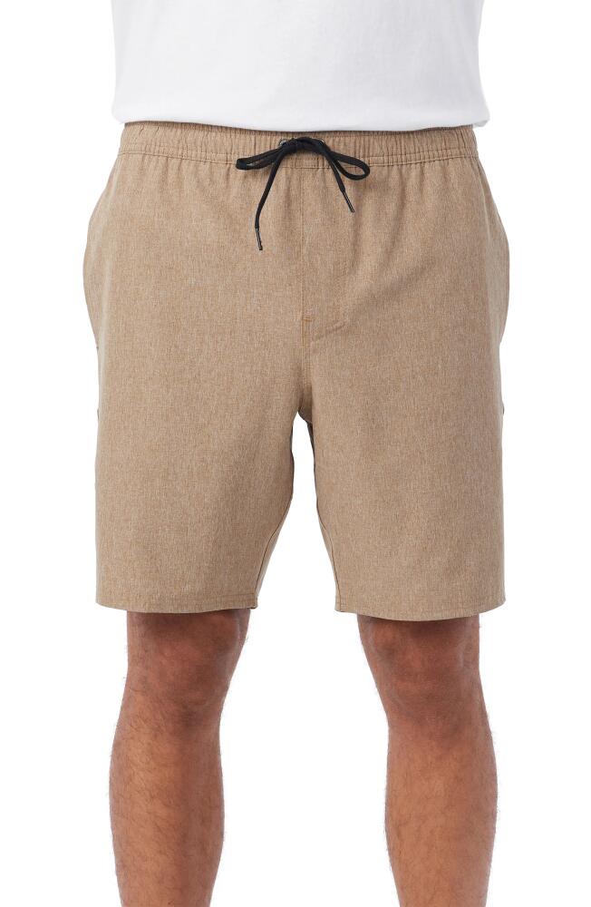 O'Neill Reserve Drawstring Waist Shorts in Dark Khaki Cover