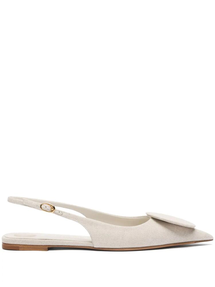 Jacquemus Les Slingbacks Duelo pumps - Neutrals Cover