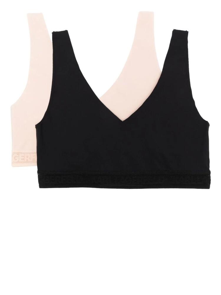 Karl Lagerfeld Ultralight logo bralette set - Black Cover