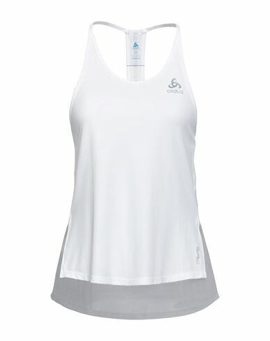 Odlo Woman Tank top White Polyamide, Polyester Cover