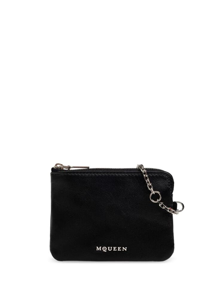 Alexander McQueen logo-plaque wallet - Black Cover