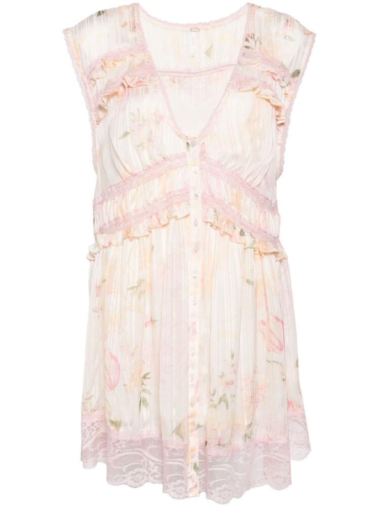 Free People spring fling dress - Neutrals Cover