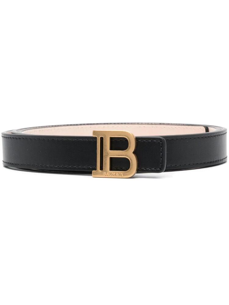 Balmain logo-buckle belt - Black Cover