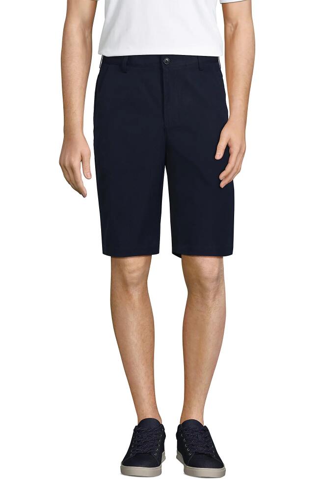 Lands' End School Uniform Active Chino Shorts in Classic Navy Cover