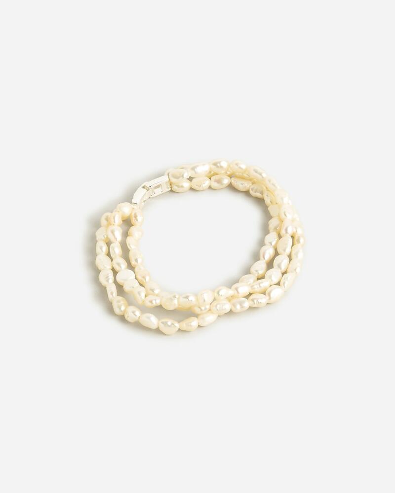 J.Crew Freshwater pearl layered bracelet Cover