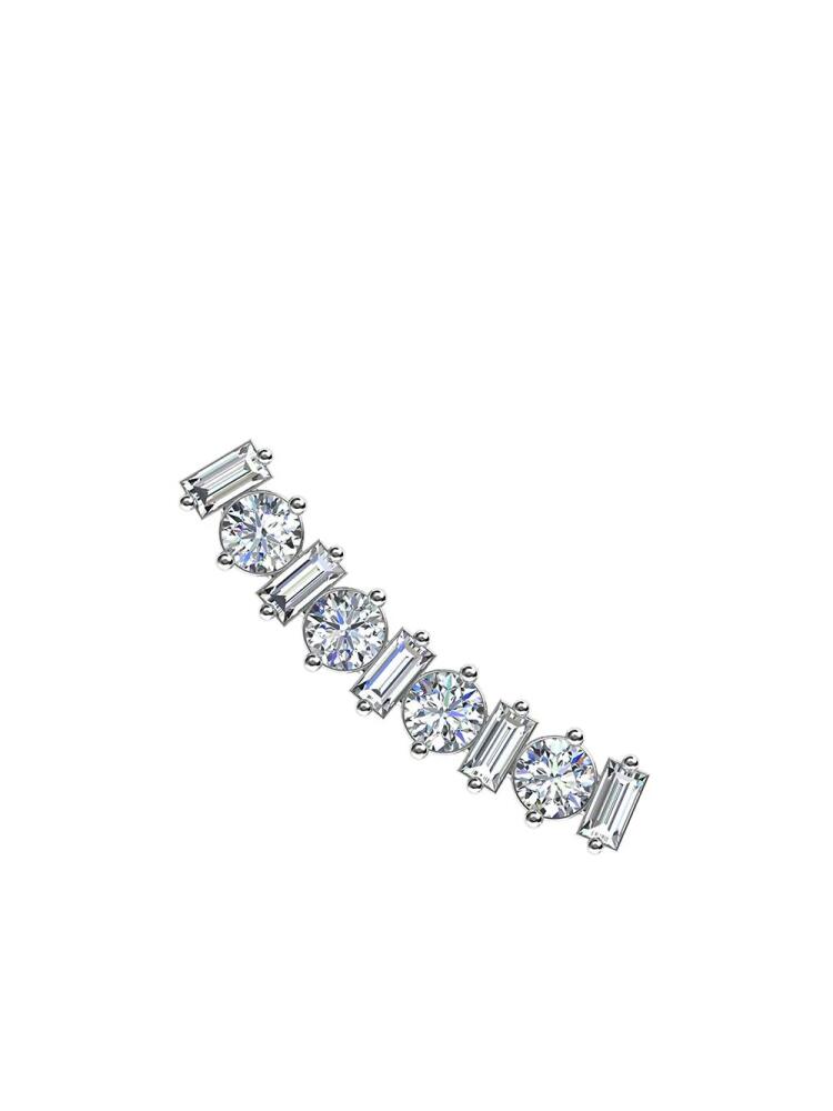 ALINKA 18kt white gold Amalfi diamond ear cuff - Silver Cover