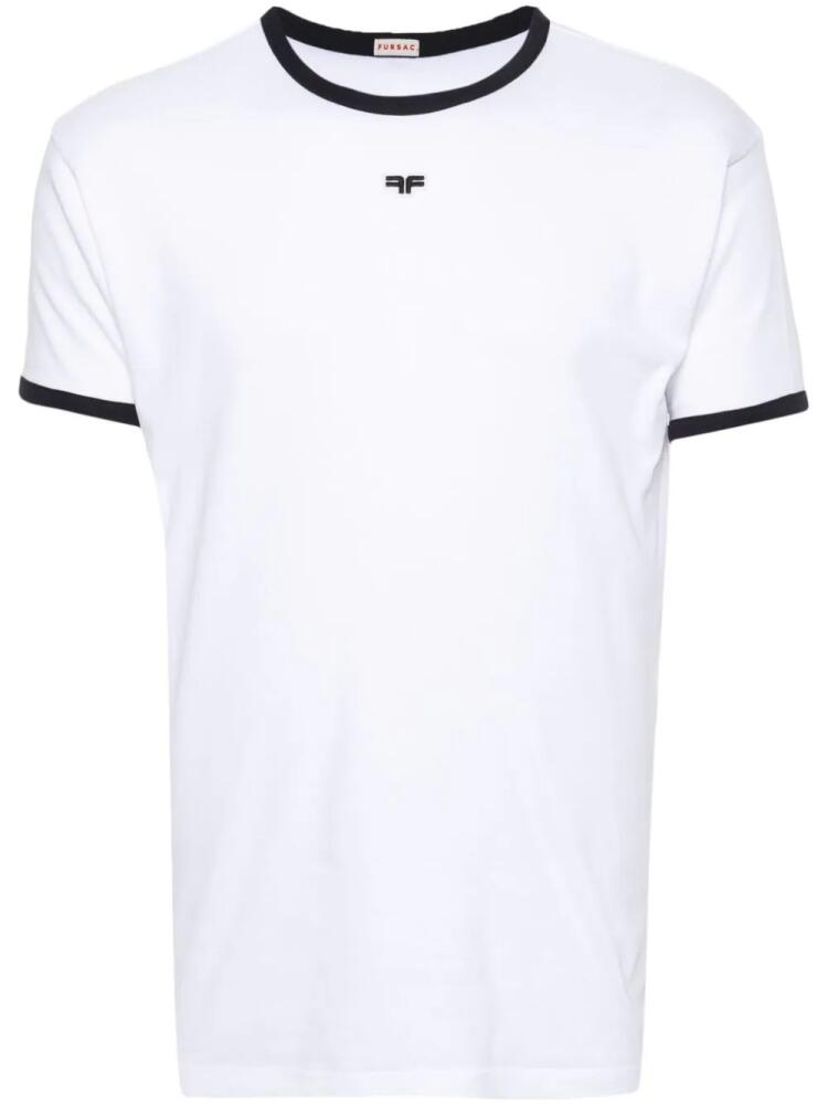 FURSAC logo-appliqué T-shirt - White Cover