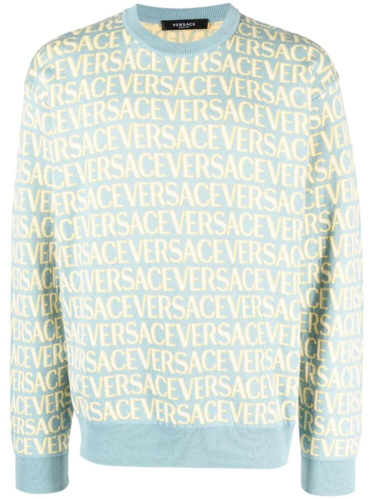 Versace Versace Allover jumper - Blue Cover