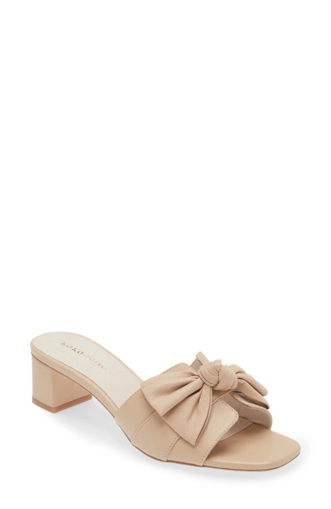 KOKO + PALENKI Sidney 2 Sandal in Nude Leather Cover