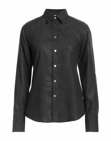 Caliban Woman Shirt Black Tencel Cover