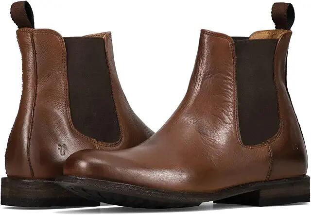 Frye Tyler Flex Chelsea (Cognac) Men's Boots Cover