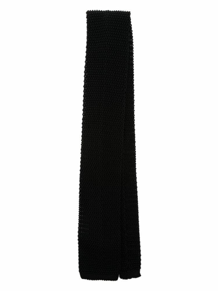 FURSAC knitted wool tie - Black Cover