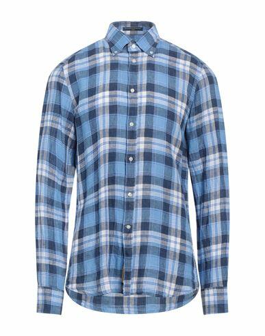 B. d.baggies Man Shirt Blue Linen Cover