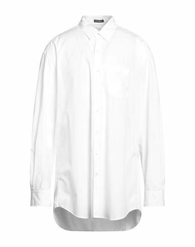 Ann Demeulemeester Man Shirt White Cotton Cover