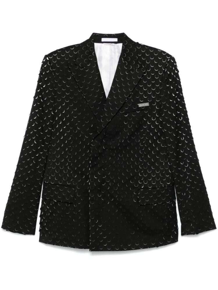 Helmut Lang hole-punched blazer - Black Cover