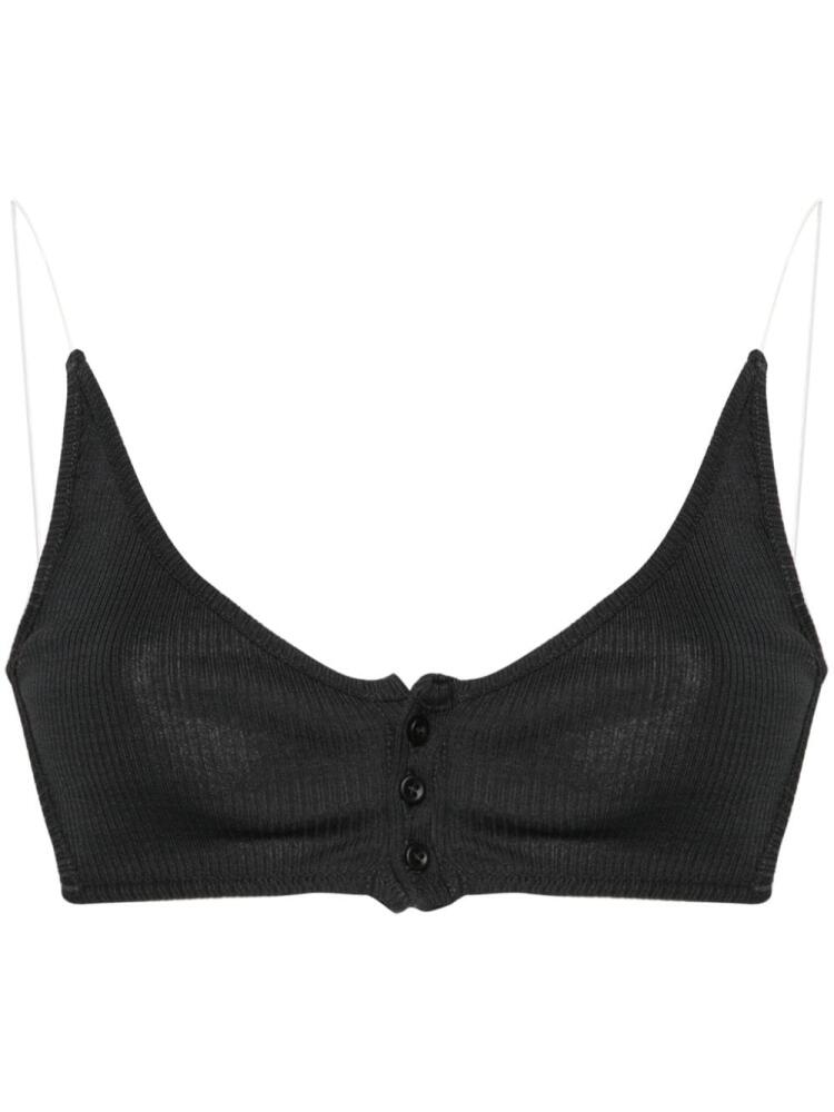 Y/Project open-back crop top - Black Cover