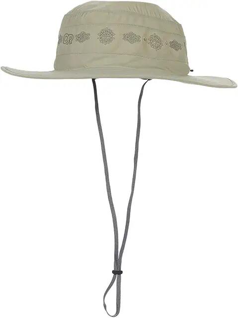 Outdoor Research Solar Roller Sun Hat (Khaki/Rice Embroidery) Caps Cover