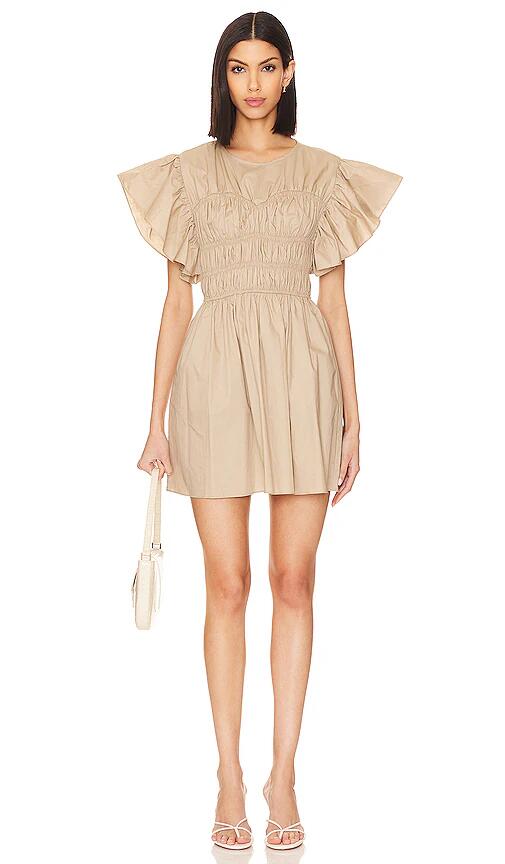 MISA Los Angeles Radha Dress in Beige Cover