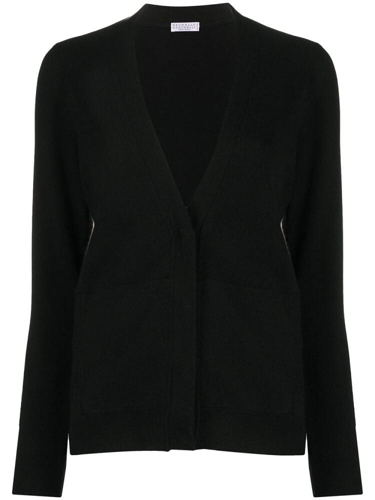 Brunello Cucinelli v-neck cardigan - Black Cover