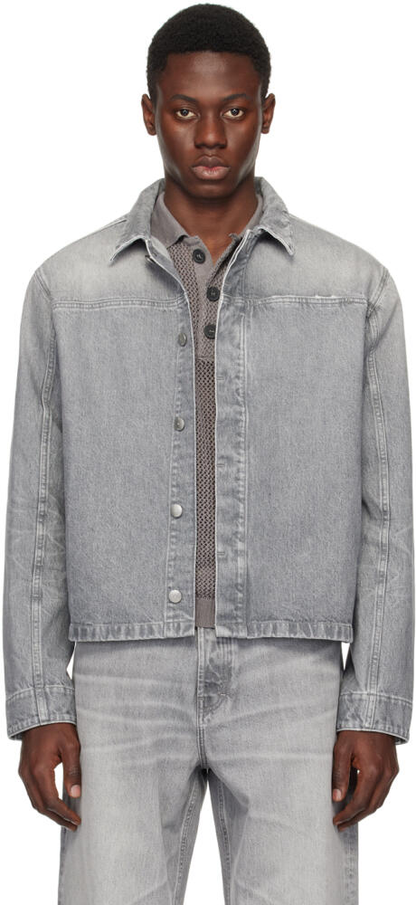 032c Gray Attrition Denim Jacket Cover