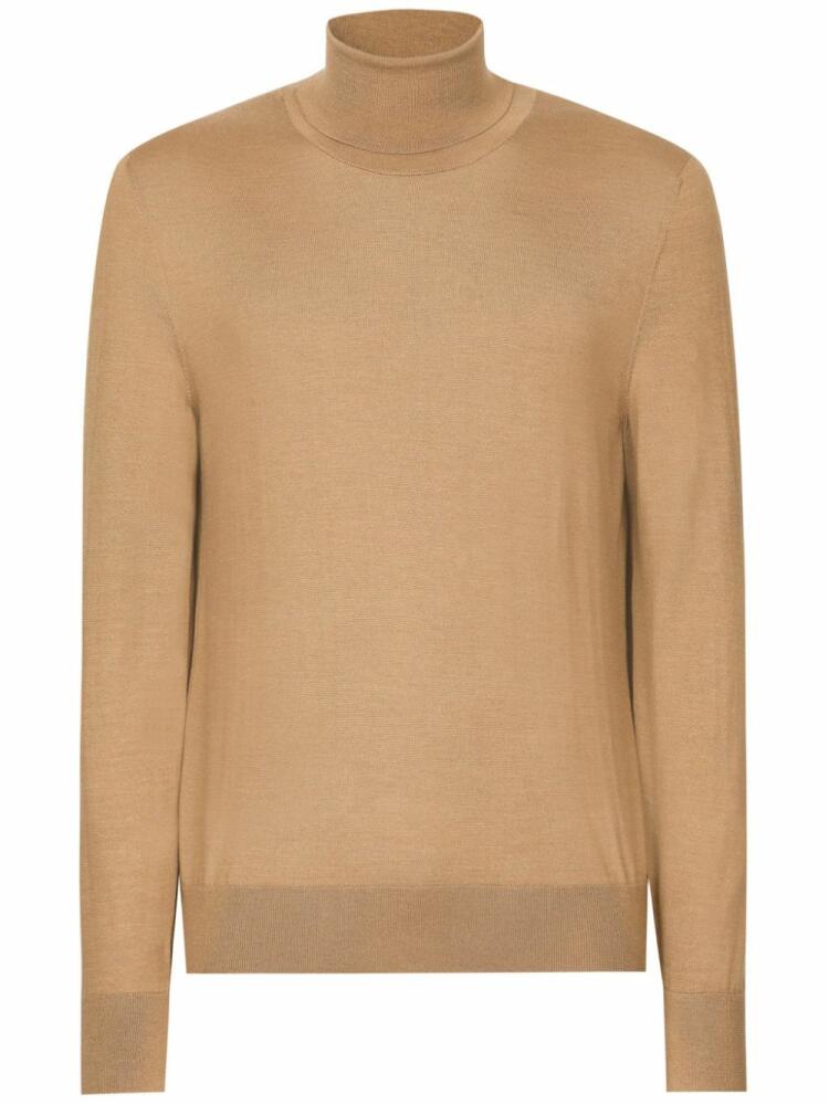 Dolce & Gabbana Roll-neck jumper - Brown Cover