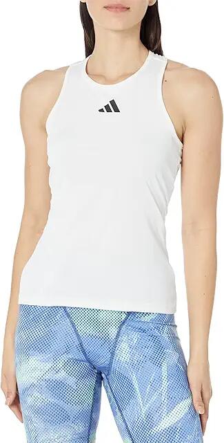 adidas Club Tennis Tank Top (White) Women's Clothing Cover