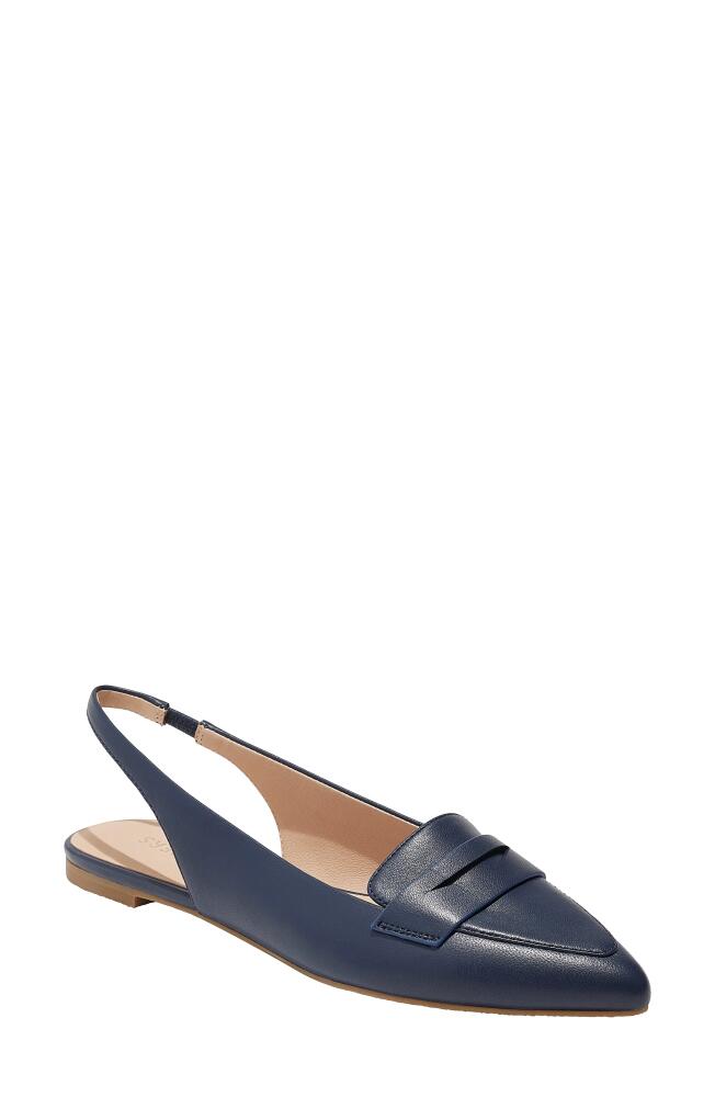 Jack Rogers Pennie Slingback Pointed Toe Flat in Midnight Cover