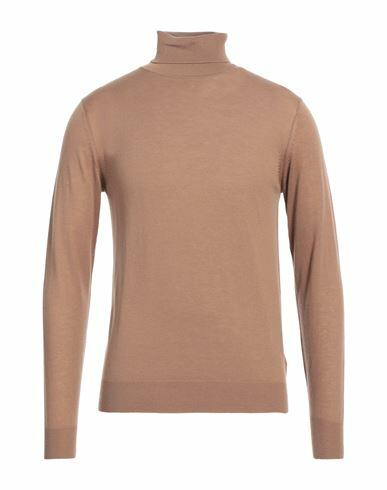 Diktat Man Turtleneck Camel Merino Wool Cover