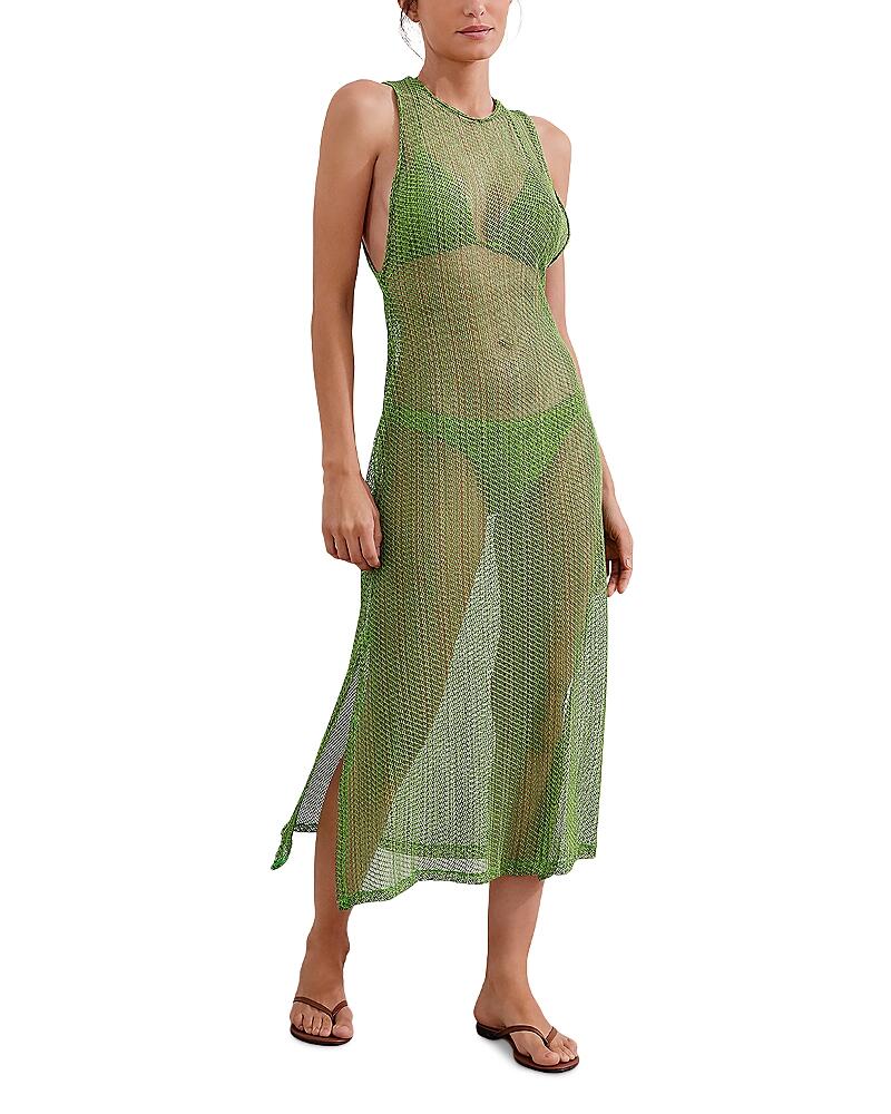 ViX Side Slit Mesh Dress Swim Cover-Up Cover