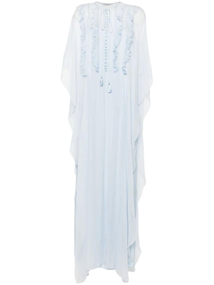 Ermanno Scervino georgette sheer maxi dress - Blue Cover