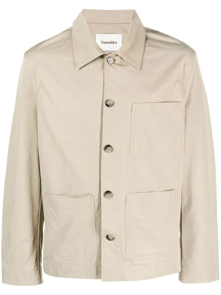 Nanushka button-down shirt jacket - Green Cover