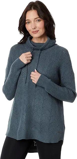 Carve Designs Rockvale All Over Stitch (Slate) Women's Sweater Cover