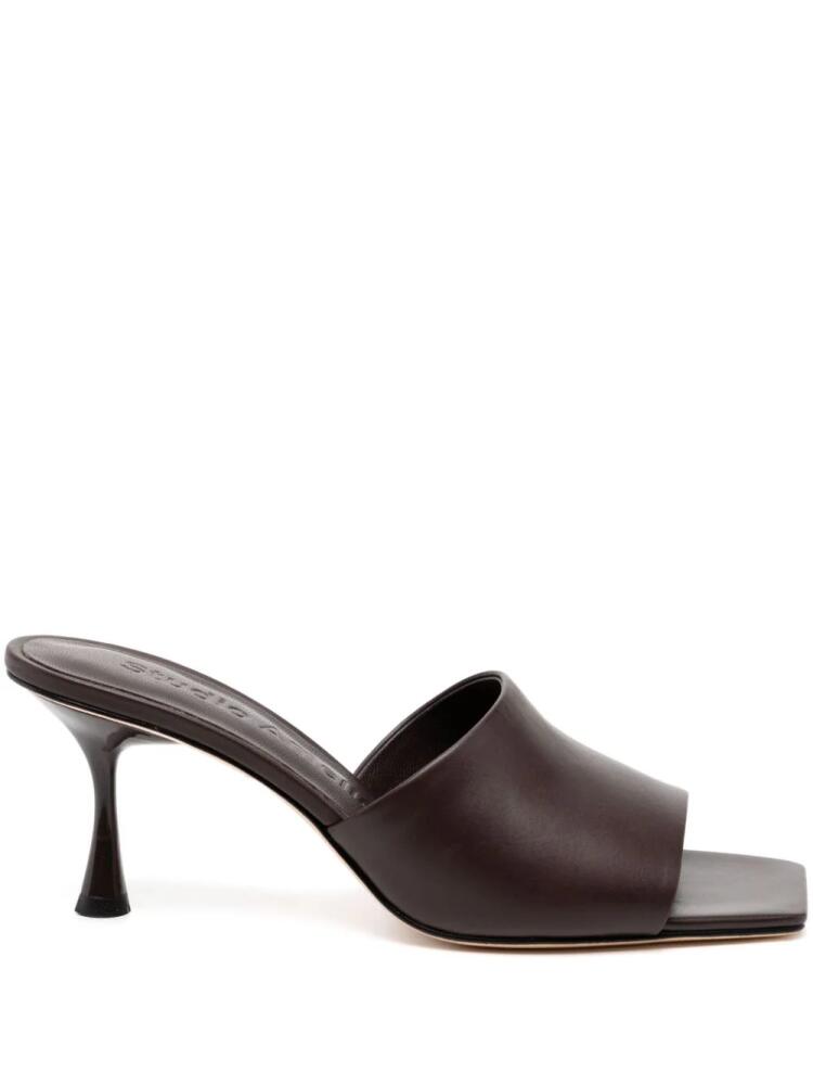 Studio Amelia 70mm classic mules - Brown Cover