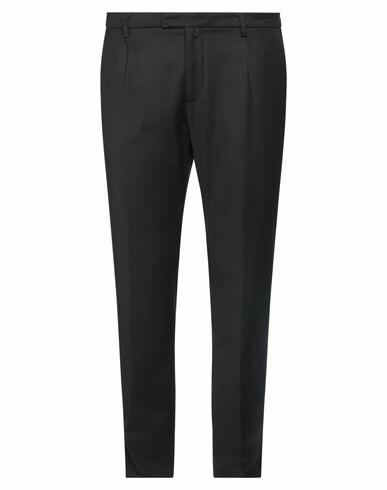 Officina 36 Man Pants Black Polyester, Viscose, Elastane Cover