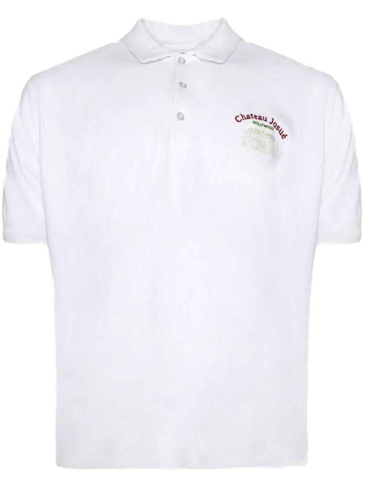 GALLERY DEPT. Chateau Josué cotton polo shirt - White Cover