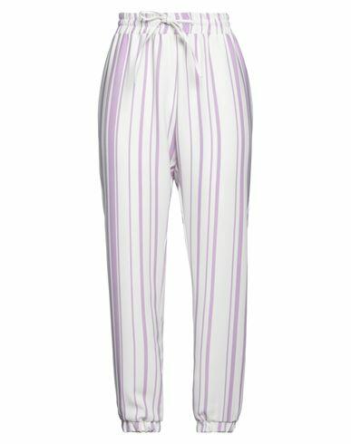 Twenty Easy By Kaos Woman Pants Light purple Polyester, Elastane Cover