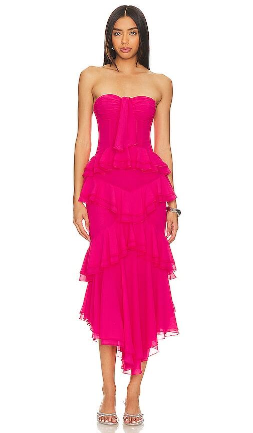 NBD Sarita Gown in Fuchsia Cover