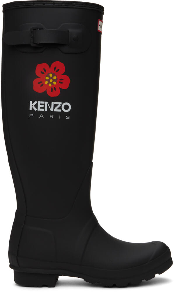 Kenzo Black Kenzo Paris Hunter Edition Wellington Boots Cover