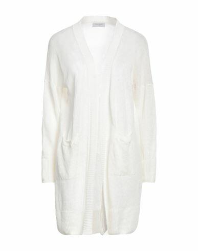 Gran Sasso Woman Cardigan Cream Linen Cover