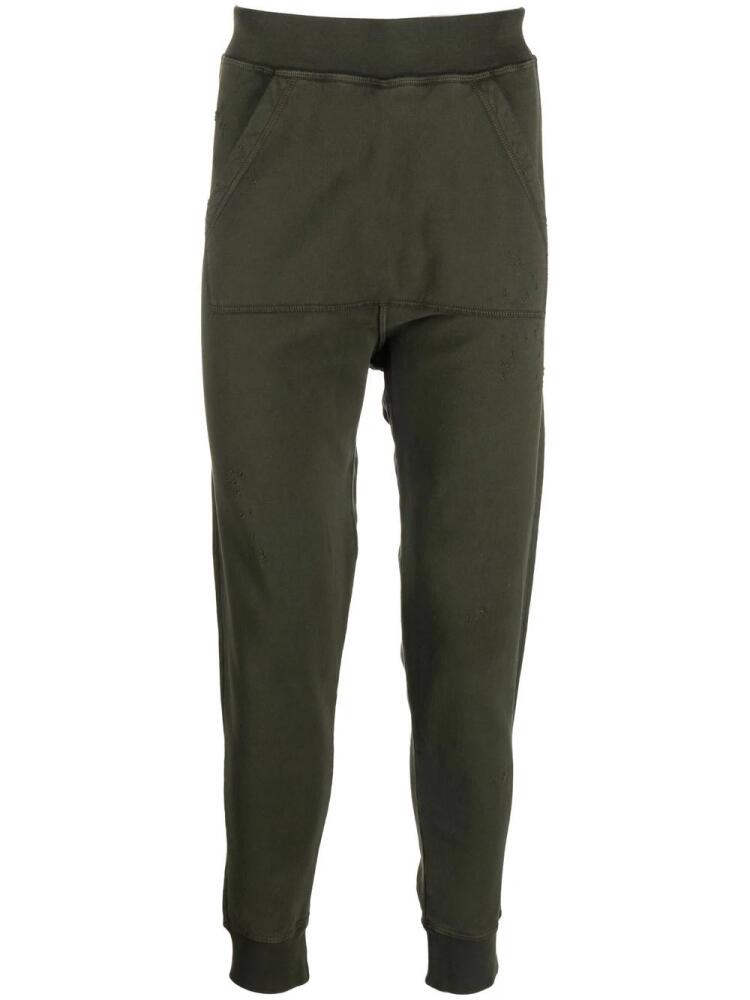 DSQUARED2 tapered cotton track trousers - Green Cover