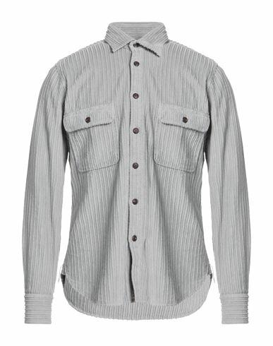 Tintoria Mattei 954 Man Shirt Light grey Cotton Cover