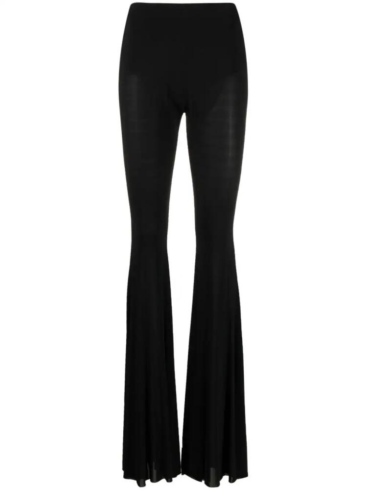 Giuseppe Di Morabito stretch-jersey flared trousers - Black Cover