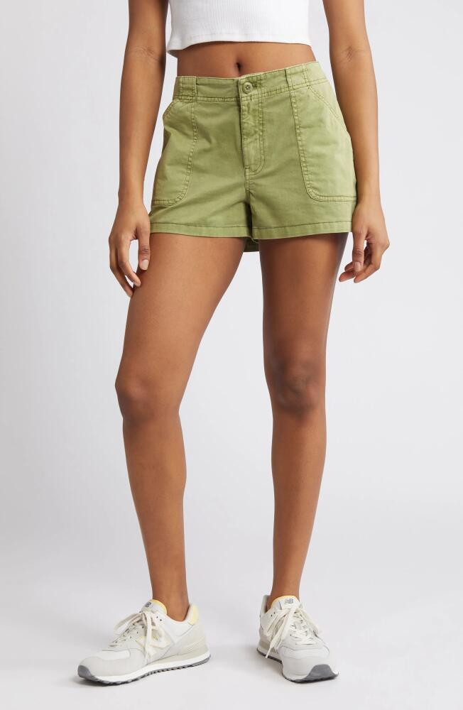 BP. Cotton Utility Shorts in Olive Fir Cover