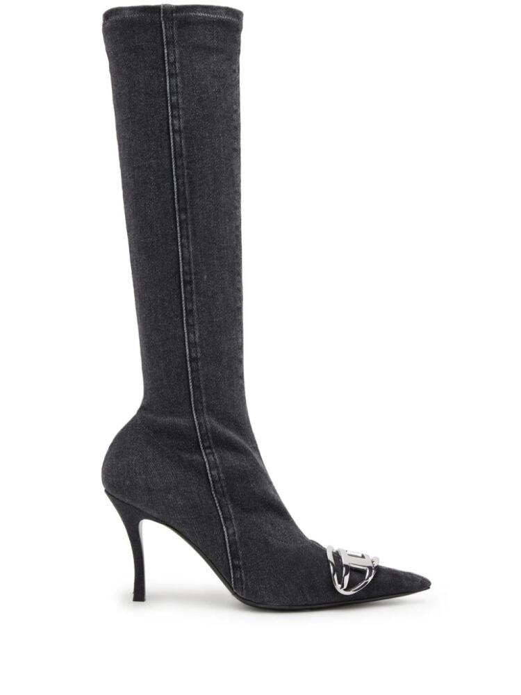 Diesel D-Venus knee-length boots - Black Cover